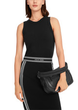 MARC CAIN Black Sleeveless Top In Viscose Stretch | YS 61.03 J27 MARC CAIN Black Sleeveless Top In Viscose Stretch | YS 61.03 J27