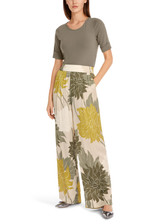 MARC CAIN COLLECTIONS Deep Pearl Wedi Fine Silk Trousers | YC 81.04 W12
