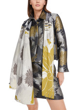 MARC CAIN COLLECTIONS Deep Pearl Elegantly Shiny Silk Scarf | YC B4.15 Z16