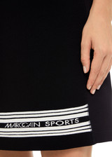 MARC CAIN Black And White Rethink Together Sleeveless Dress | YS 21.04 M17