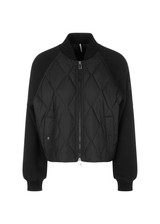 MARC CAIN SPORTS Black Rethink Together Cropped Jacket | YS 31.02 W21 MARC CAIN SPORTS Black Rethink Together Cropped Jacket | YS 31.02 W21
