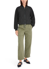 MARC CAIN SPORTS Black Rethink Together Cropped Jacket | YS 31.02 W21 MARC CAIN SPORTS Black Rethink Together Cropped Jacket | YS 31.02 W21