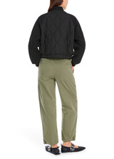 MARC CAIN SPORTS Black Rethink Together Cropped Jacket | YS 31.02 W21
