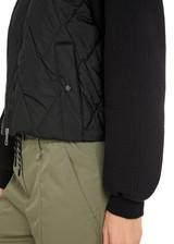 MARC CAIN SPORTS Black Rethink Together Cropped Jacket | YS 31.02 W21 MARC CAIN SPORTS Black Rethink Together Cropped Jacket | YS 31.02 W21