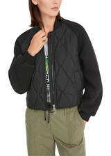 MARC CAIN SPORTS Black Rethink Together Cropped Jacket | YS 31.02 W21