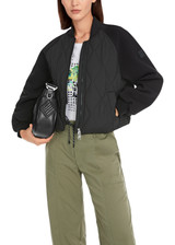 MARC CAIN SPORTS Black Rethink Together Cropped Jacket | YS 31.02 W21 MARC CAIN SPORTS Black Rethink Together Cropped Jacket | YS 31.02 W21