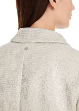 MARC CAIN COLLECTIONS Silver Jacket With Subtle Shimmer | YC 31.06 W57 MARC CAIN COLLECTIONS Silver Jacket With Subtle Shimmer | YC 31.06 W57
