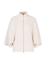 MARC CAIN ADDITIONS Off-White "Rethink Together" Short Cape | YA 14.01 M01 MARC CAIN ADDITIONS Off-White "Rethink Together" Short Cape | YA 14.01 M01