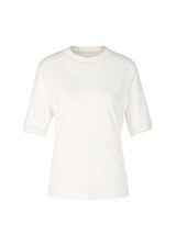 MARC CAIN COLLECTIONS Off-White T-Shirt Made From Firm Cotton Jersey | YC 48.16 J14 MARC CAIN COLLECTIONS Off-White T-Shirt Made From Firm Cotton Jersey | YC 48.16 J14