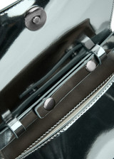 MARC CAIN COLLECTIONS Pure Copper Shiny Mini Bag With Magnetic Closure | YC TM.01 Z04 MARC CAIN COLLECTIONS Pure Copper Shiny Mini Bag With Magnetic Closure | YC TM.01 Z04