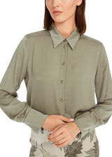 MARC CAIN COLLECTIONS Sage Powder Blouse In Viscose Crepe | YC 51.12 W01