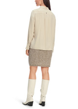 MARC CAIN COLLECTIONS Deep Pearl Blouse In Viscose Crepe | YC 51.12 W01