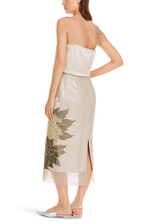 MARC CAIN COLLECTIONS Deep Pearl Pencil Skirt With Floral Pattern | YC 71.10 W18 MARC CAIN COLLECTIONS Deep Pearl Pencil Skirt With Floral Pattern | YC 71.10 W18