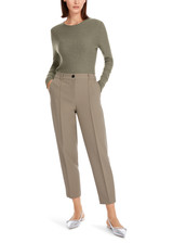 MARC CAIN COLLECTIONS Sage Powder Fordon Cropped Length Trousers | YC 81.10 W44 MARC CAIN COLLECTIONS Sage Powder Fordon Cropped Length Trousers | YC 81.10 W44
