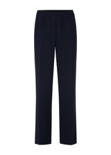 MARC CAIN SPORTS Navy Solid Pull-On Trousers Washington | YS 81.13 W05 MARC CAIN SPORTS Navy Solid Pull-On Trousers Washington | YS 81.13 W05