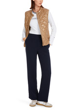 MARC CAIN SPORTS Navy Solid Pull-On Trousers Washington | YS 81.13 W05 MARC CAIN SPORTS Navy Solid Pull-On Trousers Washington | YS 81.13 W05