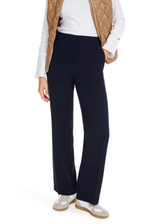 MARC CAIN SPORTS Navy Solid Pull-On Trousers Washington | YS 81.13 W05 MARC CAIN SPORTS Navy Solid Pull-On Trousers Washington | YS 81.13 W05