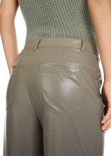 MARC CAIN COLLECTIONS Sage Powder Warri Fun Leather Trousers | YC 81.36 J25