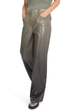 MARC CAIN COLLECTIONS Sage Powder Warri Fun Leather Trousers | YC 81.36 J25