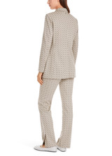 MARC CAIN COLLECTIONS New Pearl Melange Blazer In Graphic Jersey Jacquard | YC 34.16 J19