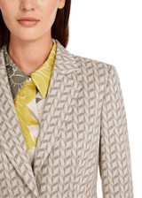 MARC CAIN COLLECTIONS New Pearl Melange Blazer In Graphic Jersey Jacquard | YC 34.16 J19 MARC CAIN COLLECTIONS New Pearl Melange Blazer In Graphic Jersey Jacquard | YC 34.16 J19