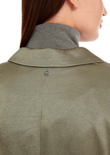 MARC CAIN COLLECTIONS Sage Powder Hammered Satin Blazer | YC 34.23 W46 MARC CAIN COLLECTIONS Sage Powder Hammered Satin Blazer | YC 34.23 W46