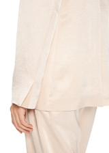 MARC CAIN COLLECTIONS Deep Pearl Hammered Satin Blazer | YC 34.23 W46 MARC CAIN COLLECTIONS Deep Pearl Hammered Satin Blazer | YC 34.23 W46