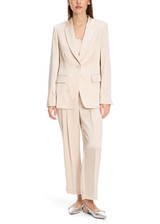 MARC CAIN COLLECTIONS Deep Pearl Hammered Satin Blazer | YC 34.23 W46 MARC CAIN COLLECTIONS Deep Pearl Hammered Satin Blazer | YC 34.23 W46
