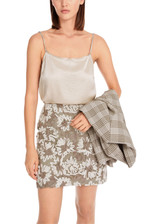 MARC CAIN COLLECTIONS Deep Pearl Top With Rhinestone Straps | YC 61.03 W46 MARC CAIN COLLECTIONS Deep Pearl Top With Rhinestone Straps | YC 61.03 W46