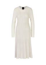 MARC CAIN COLLECTIONS Off-White Dress  Knitted In Germany | YC 21.03 M10
