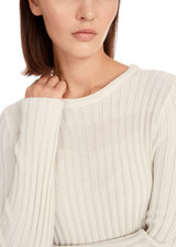 MARC CAIN COLLECTIONS Off-White Dress Knitted In Germany | YC 21.03 M10 MARC CAIN COLLECTIONS Off-White Dress Knitted In Germany | YC 21.03 M10