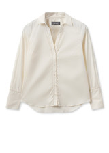 MOS MOSH Ecru Mmsybel Wave Shirt | 165240 MOS MOSH Ecru Mmsybel Wave Shirt | 165240