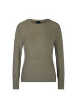 MARC CAIN COLLECTIONS Sage Powder Round Neck Wool Pullover | YC 41.20 M75 MARC CAIN COLLECTIONS Sage Powder Round Neck Wool Pullover | YC 41.20 M75