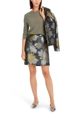 MARC CAIN COLLECTIONS Sage Powder Round Neck Wool Pullover | YC 41.20 M75 MARC CAIN COLLECTIONS Sage Powder Round Neck Wool Pullover | YC 41.20 M75