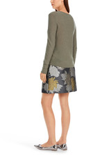 MARC CAIN COLLECTIONS Sage Powder Round Neck Wool Pullover | YC 41.20 M75 MARC CAIN COLLECTIONS Sage Powder Round Neck Wool Pullover | YC 41.20 M75