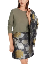 MARC CAIN COLLECTIONS Sage Powder Round Neck Wool Pullover | YC 41.20 M75