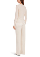 MARC CAIN COLLECTIONS Deep Pearl Round Neck Wool Pullover | YC 41.20 M75 MARC CAIN COLLECTIONS Deep Pearl Round Neck Wool Pullover | YC 41.20 M75