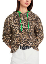 MARC CAIN SPORTS Granola Leopard Print Sweatshirt | YS 44.05 J12 MARC CAIN SPORTS Granola Leopard Print Sweatshirt | YS 44.05 J12