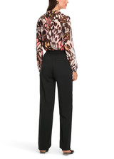 MARC CAIN COLLECTIONS Black Washington Slip-On Trousers | YC 81.15 W56