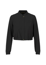 MARC CAIN COLLECTIONS Black Soft Flowing Blouson Jacket | YC 31.12 W56 MARC CAIN COLLECTIONS Black Soft Flowing Blouson Jacket | YC 31.12 W56