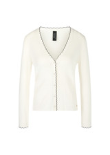 MARC CAIN COLLECTIONS Off-White Rethink Together Knitted Cardigan | YC 39.10 M77