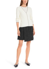 MARC CAIN COLLECTIONS Off-White Rethink Together Knitted Cardigan | YC 39.10 M77