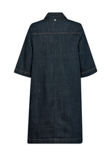 MOS MOSH Dark Blue Mmabigail Denim Dress | 168970 MOS MOSH Dark Blue Mmabigail Denim Dress | 168970