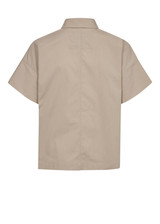MOS MOSH Feather Gray Mmtazhi Cotny Shirt | 169170 MOS MOSH Feather Gray Mmtazhi Cotny Shirt | 169170