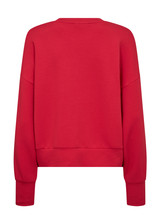 MOS MOSH Chinese Red Mmcelli O-Ls Sweatshirt | 168550 MOS MOSH Chinese Red Mmcelli O-Ls Sweatshirt | 168550