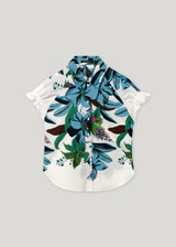 LUISA CERANO Multicolor Blouse With Hawaii Print | 218572/3744-1009 LUISA CERANO Multicolor Blouse With Hawaii Print | 218572/3744-1009