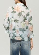 LUISA CERANO Multicolor Ramie-Blouse Mit Flower-Print | 218575/3747-3109 LUISA CERANO Multicolor Ramie-Blouse Mit Flower-Print | 218575/3747-3109