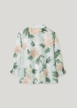 LUISA CERANO Multicolor Ramie-Blouse Mit Flower-Print | 218575/3747-3109 LUISA CERANO Multicolor Ramie-Blouse Mit Flower-Print | 218575/3747-3109