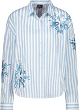MONARI Blue Striped Blouse With Sequins | 409145