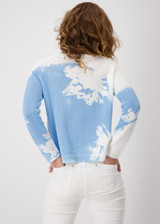 MONARI White Knitted Jumper With Floral Pattern | 409282 MONARI White Knitted Jumper With Floral Pattern | 409282